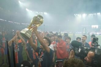 Paris Saint-Germain marked their 13th French league title with flair and emotion on Saturday night