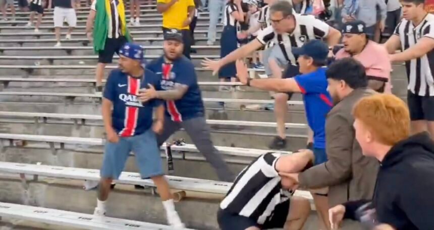 VIDEO. PSG vs Botafogo: Fan Fight Breaks Out in the Stands