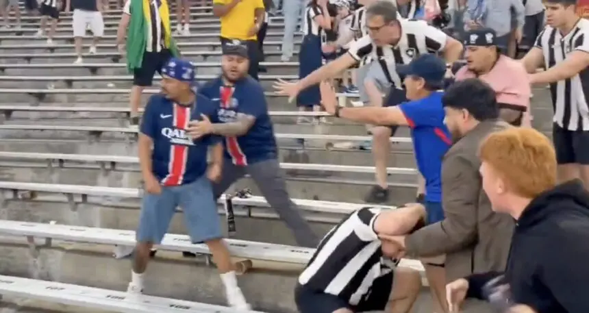 VIDEO. PSG vs Botafogo: Fan Fight Breaks Out in the Stands