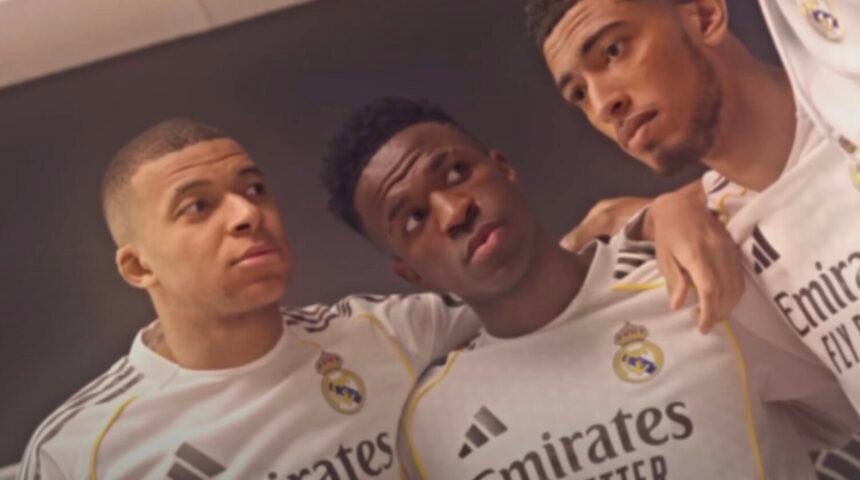 Real Madrid : Kylian Mbappé, Vincius and Jude Bellingham