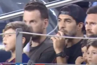 Luis Suárez and Lionel Messi