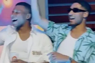 Mbappé and Hakimi spotted together at Bad Bunny concer