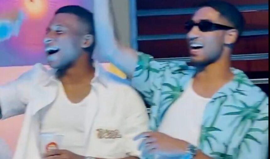 Mbappé and Hakimi spotted together at Bad Bunny concer