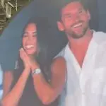 Messi on the Coldplay Kiss Cam
