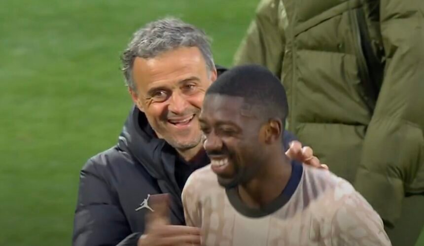 Luis Enrique & Ousmane Dembélé