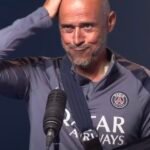 Arm in a Sling, PSG Coach Luis Enrique Shaved His Head !