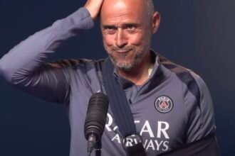 Arm in a Sling, PSG Coach Luis Enrique Shaved His Head !