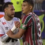 Neymar and Thiago Silva