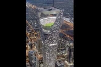 Saudi Arabia Unveils NEOM Stadium... 350 meters above the ground
