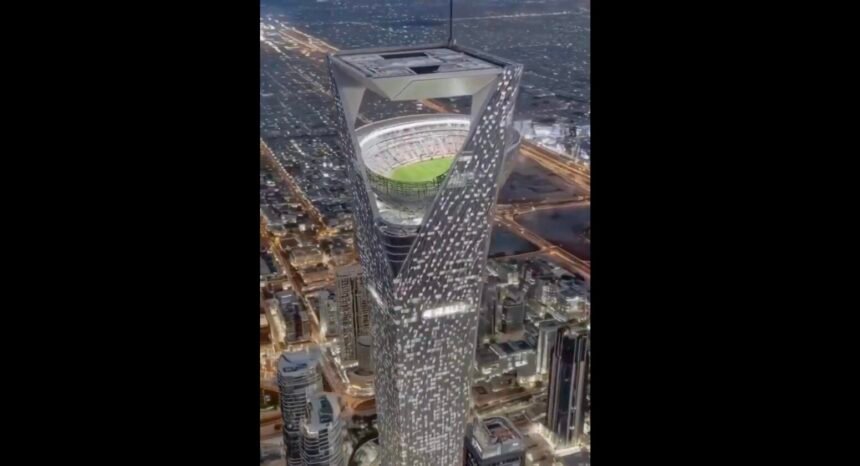 Saudi Arabia Unveils NEOM Stadium... 350 meters above the ground